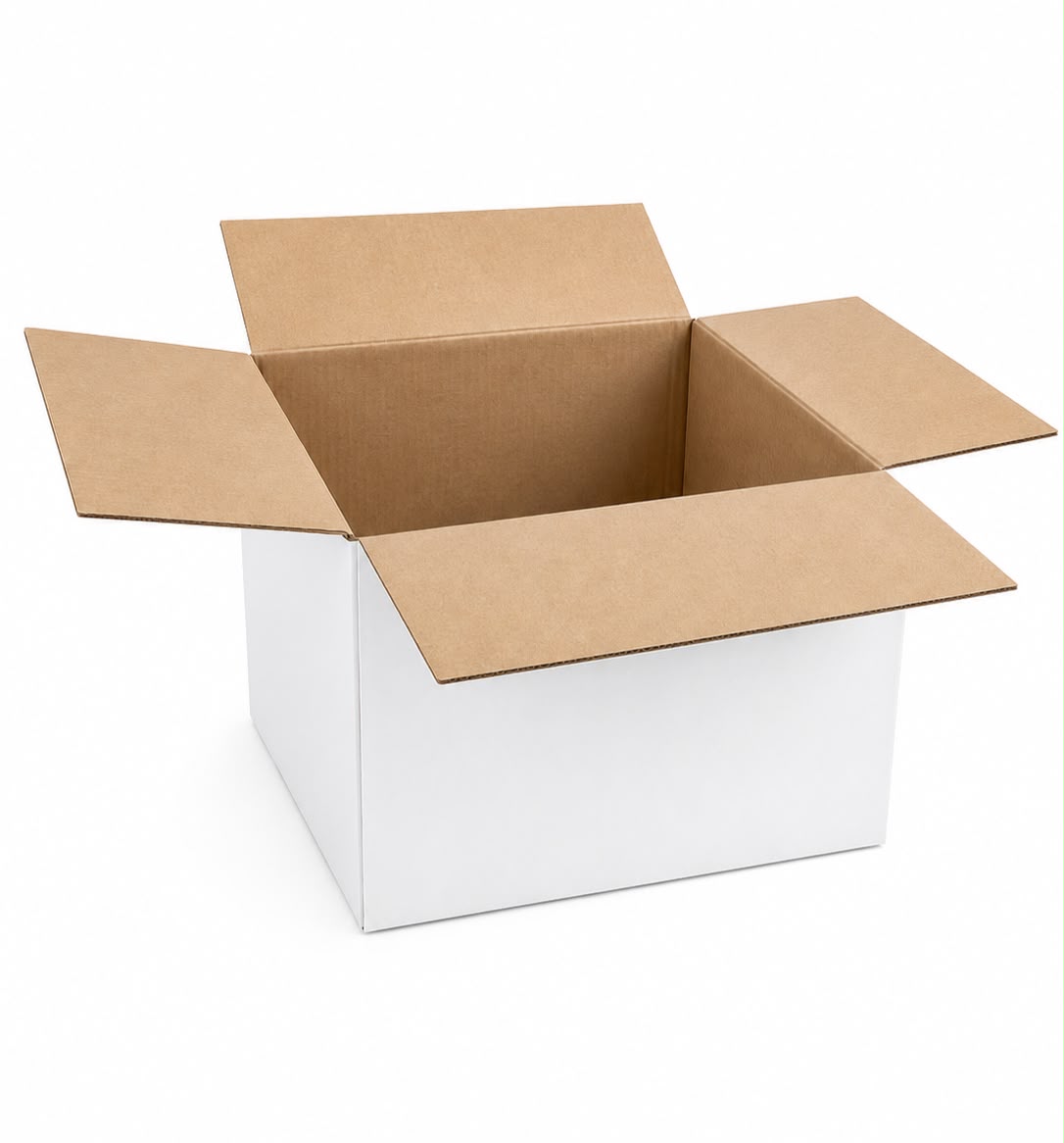 Caja Regular Blanca Navidad 47.5x42x35 (saldos)